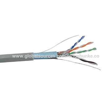 FTP CAT5e 4×2×0.50 Bare Copper(Grey)Pass FLUKE TEST for sale at factory direct price