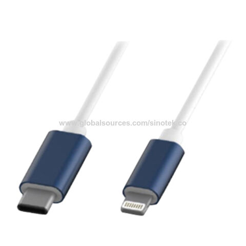USB type C cable for iPhone manufacturer produced in blue color
