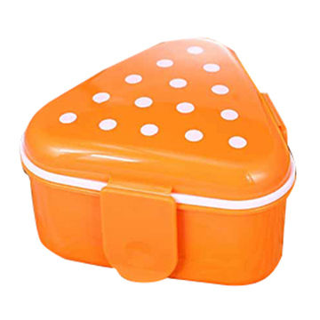 Buy Wholesale China Mini Triangle 2-layer Plastic Lunch Box And