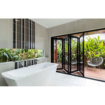 Buy Wholesale China Australian Standard Folding Doors, Double Tempered ...