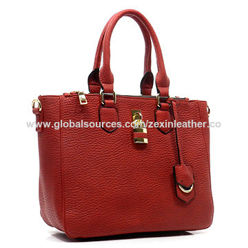 Buy Wholesale China Women Handbag, High Quality, Fashion Pu Leather 