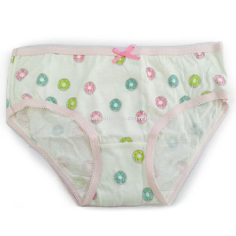 Buy Wholesale China Girls' Panties, With Cake Placement Print And