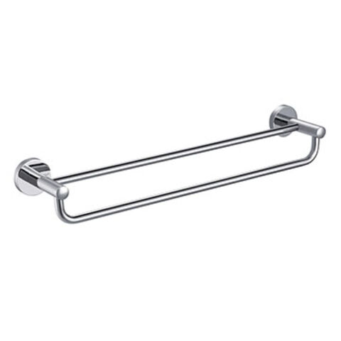 Barres porte-serviettes doubles en acier inoxydable en gros pour projets hôteliers - Accessoires de salle de bain de qualité supérieure