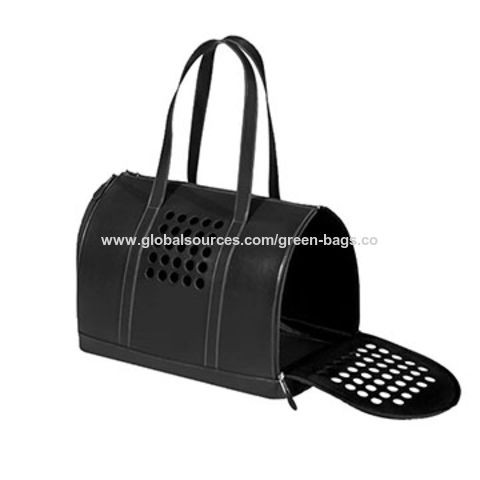 Transportín para mascotas de cuero con nuevo diseño 2015, ideal para viajes for sale at factory direct price