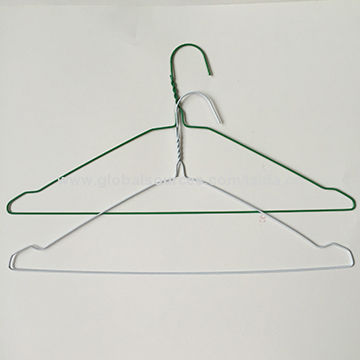 Colored Plastic Coated Wire Metal Hangers 