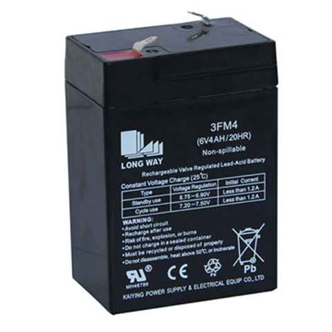 Batterie rechargeable au plomb 6v 4 ah