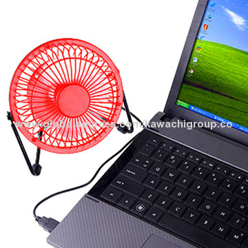 Jenny.Ben Office Home Laptop PC Fan Electric Laptop Fan Double Sided Double Blade Mini USB Fan@Black_Russian Federation 