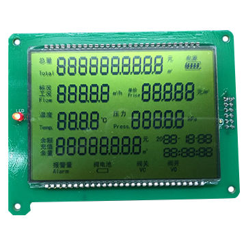 Alphanumeric LCD Module for Gas Meter, Alphanumeric LCD Module LCD ...