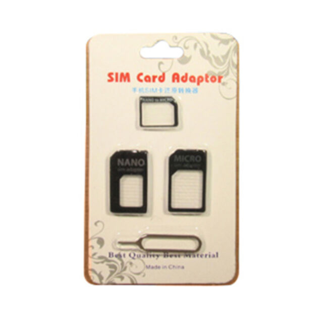 Adaptador Nano SIM para Micro SIM com Contato: liga de cobre, Capa: aço inoxidável, Qualquer design do cliente é aceitável. for sale at factory direct price