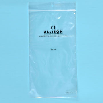 Custom Imprinted Clear Vinyl Zipper Bag