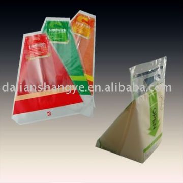 Triangle Sandwich Packaging Bag  Plastic Packaging Sandwiches