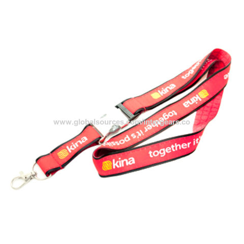 Buy Wholesale China Customized Lanyard Sublimated 100% Polyester Heat ...