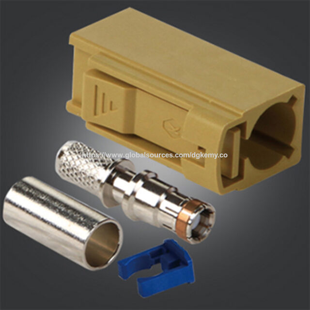 China Fakra Female Connectors, Fakra Code K Straight Jack for RG174 ...