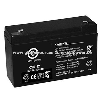 AGM VLRA 12V 1.3Ah Hermetic Rechargeable Lead Acid Battery For Cyclic And Standby Use