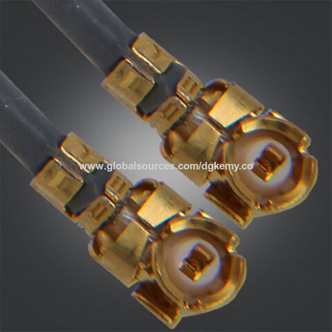 1.37 MM OD UMCC TO MCX R/A PLUG RF Cable Assemblies C/A Pack of 4 2032442-1