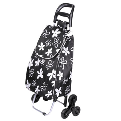 Buy Wholesale China Foldable Three Wheels Shopping Trolley Bag & Three ...