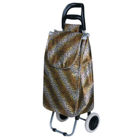 two wheeled shopping trolleys