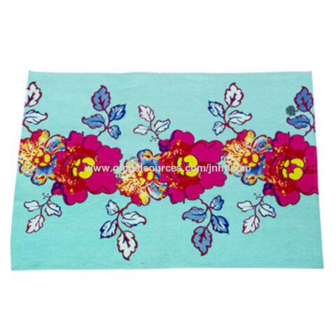 Flower Printed Cotton Hand Towels Wholesale