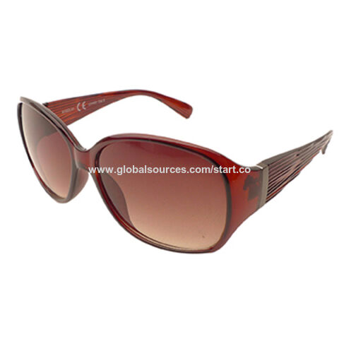 Óculos de sol em promoção, óculos de sol de plástico femininos, lente UV 400, pedidos OEM são bem-vindos, com aprovação CE e FDA for sale at factory direct price