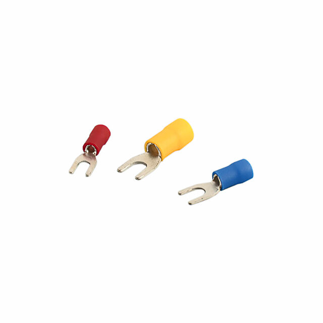 Vinylisolierter Gabelkabelschuh 4,3 mm rot, Standardverpackung 1000 Stück pro Beutel, RoHS-konform