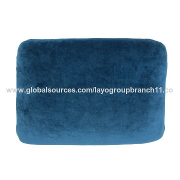 square memory foam travel pillow 