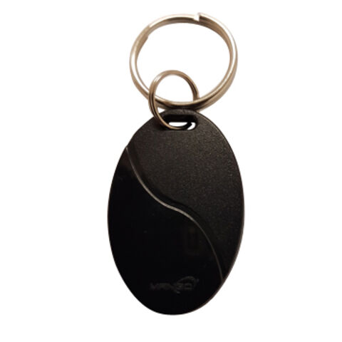 AB0010 Etiquetas RFID, Llavero ABS Negro, con Circuito Integrado MIFARE Classic® 1K. Ideal para control de acceso y gestión de inventario. for sale at factory direct price