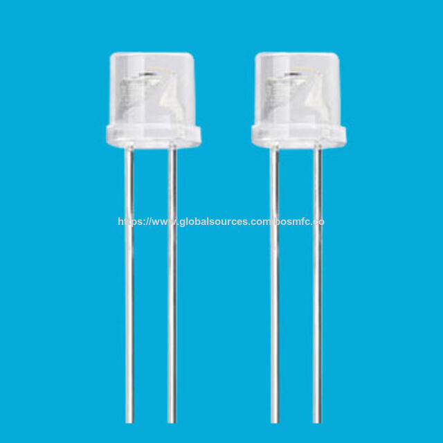 ترانزستور ضوئي LED 5 مم ذو قمة مسطحة لضوء المؤشر