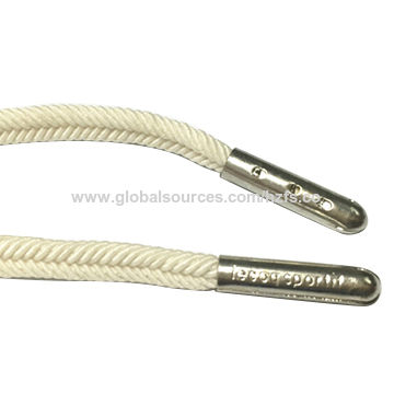 Aglet Shoe Lace / Cord End Tips - Silver