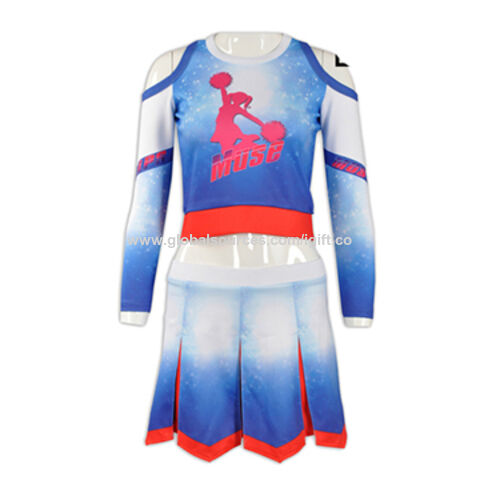 Customized youth crop top cheer uniforms China Manufacturer