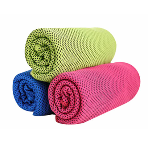 Kühltuch aus Coolcore-Material, verschiedene Größen und Farben, Einzelverpackung, individuelles Logo