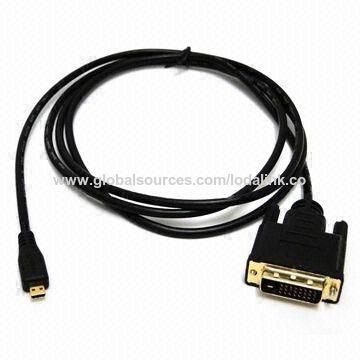 Buy Wholesale China 10m Micro Hdmi To Dvi-d Cable, Gold-plated, Ul ...