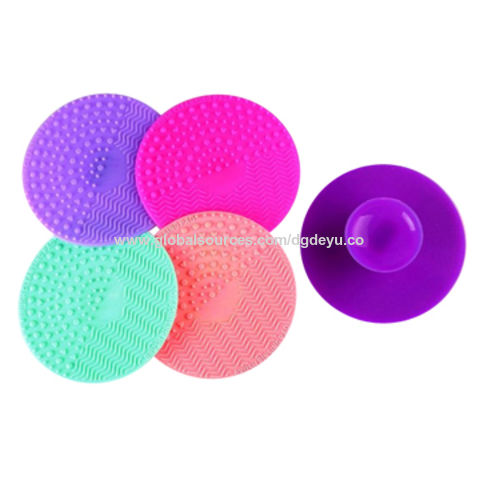 Silicone brush rinsing cleansing pad for make up brush tools, Silicone ...