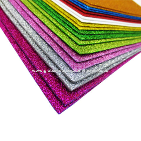 Glitter EVA/Shinning EVA Foam Sheet, Craft Foam EVA With Non-dropping ...