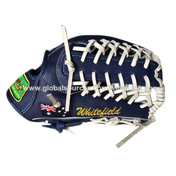 navy blue baseball glove