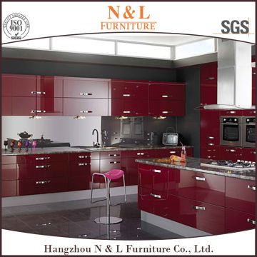 Buy Wholesale China High Gloss Red Lacquer Best Kitchen Cabinets High Red Lacquer Best Custom Kitchen Cabinet at USD | Global Sources