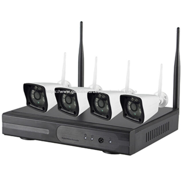 Kit NVR Inalámbrico WiFi P2P Grabable de 4 Canales 720p a Precio de Fábrica for sale at factory direct price