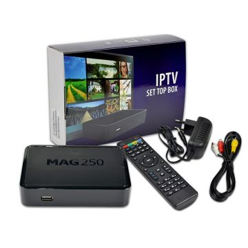 Buy Wholesale China Mag250 Set Box Linux System Iptv Mag Tv Box With Usb Wifi And Channels & Mag250 Set Top Box System Iptv Mag 250 Tv Bo