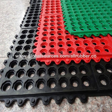 3FT*5FT Heavy Duty Workshop Anti Fatigue Drainage Safety Rubber Mats -  China Rubber Sheet, Rubber Floor