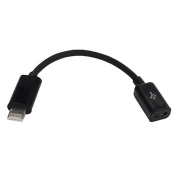 Buy Wholesale China Lightning To Micro B Female Adapter Extension Cable, Ul  Approved & Lightning To Micro B Cable at USD  | Global Sources