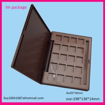 Buy Wholesale China Brown Empty Makeup Palette Square 20 Colors Cosmetic  Eye Shadow Case With Mirro & Brown Empty Makeup Palette Square 20 Colors  Cosmet at USD 1.5