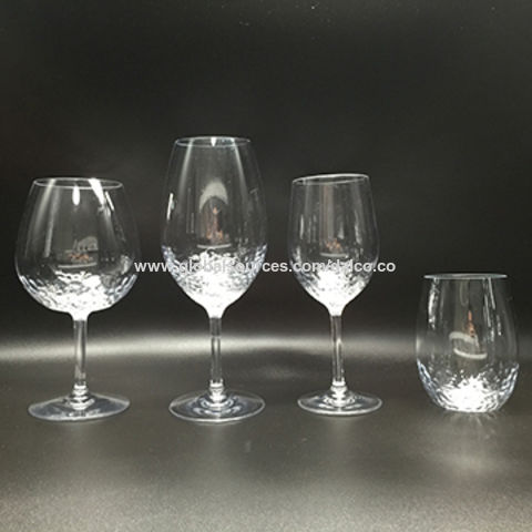 Unbreakable Stemless Wine Glasses, Set of 12, 100% Tritan Shatterproof  Plastic