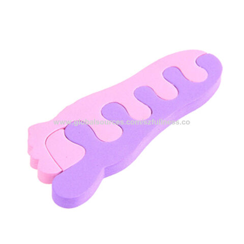 6 Pc Professional Pedicure Set Nail Foot File Foam Toe Separators