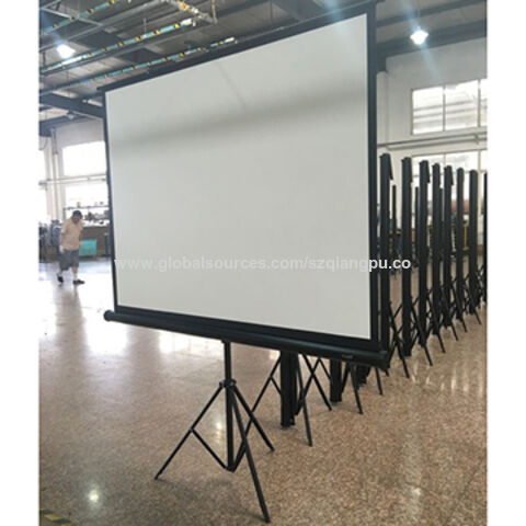 100“/120”/70"X70" 1:1/4:3/16:9 HD 1080P Projector Screen Video Movie Projection 
