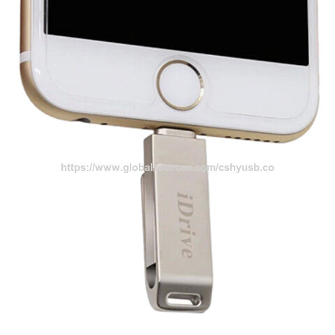 Pen Drive I para iPhone 5/5S/5C/6/6 Plus/6S/6S Plus/iPod Touch 5/iPad - Armazenamento Externo Certificado MFi for sale at factory direct price