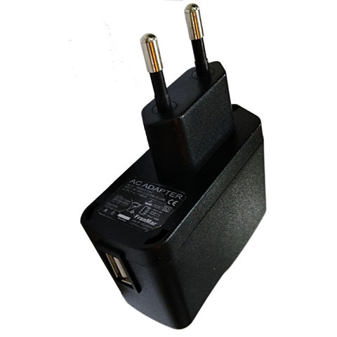 5V EU medical adapter with USB port, meets UL/EN/IEC60601-1 3.1 ed ...