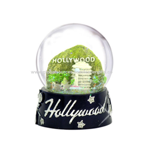 Buy Wholesale China New Resin Hollywood Snow Globe, Water Globes Of ...