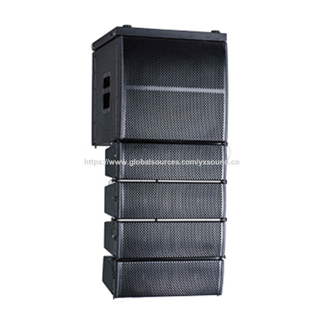 Sistema de line array, subwoofer con potencia máxima de 1200W, sensibilidad de 103dB, rango de frecuencia de 50Hz-250Hz for sale at factory direct price