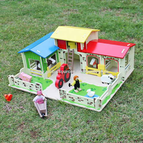 toy wooden farm yards