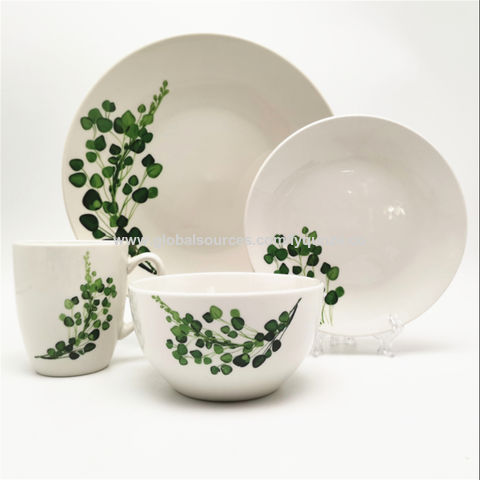 leaf dinnerware set