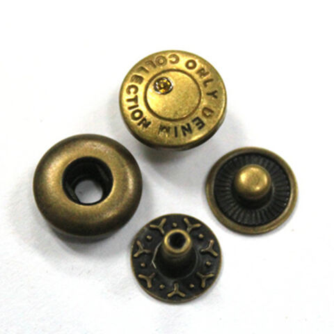 Buy Wholesale China High-quality Antique Brass Snap Buttons & Antique Brass Snap  Buttons at USD 0.03
